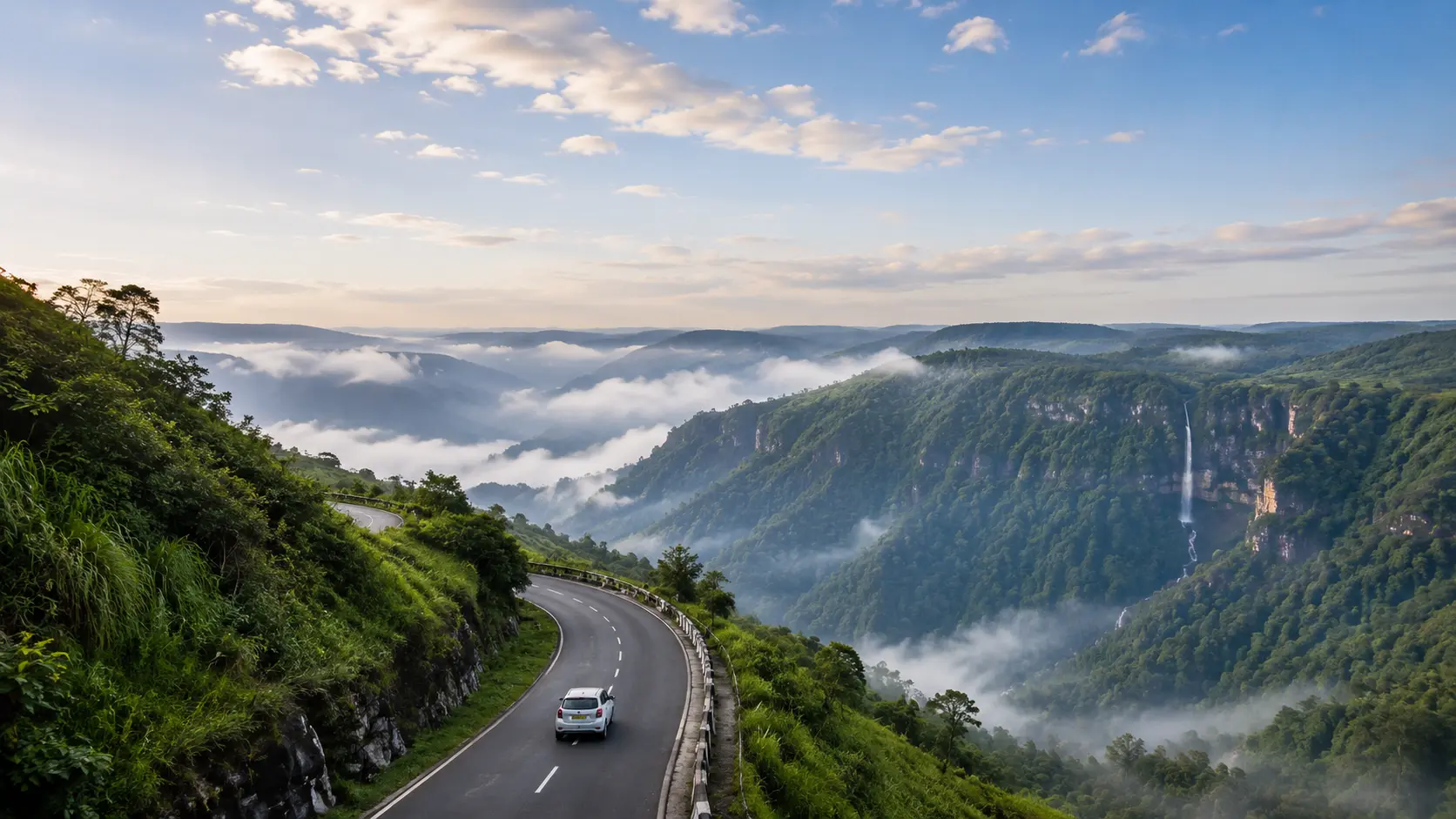 Guwahati to Cherrapunji Route Guide